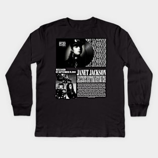 Janet Jackson Rhythm Nation 1814 Kids Long Sleeve T-Shirt